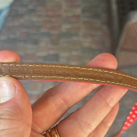 Tommy Hilfiger Red & White Polka Dot Belt - size M. EUC - Picture 5 of 6